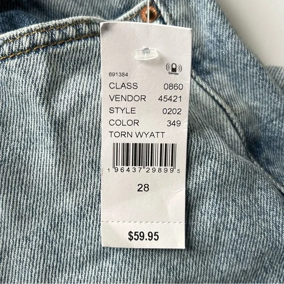 🌸NWT Women’s PacSun High Rise Straight Jeans. Size: 28 - Picture 14 of 16